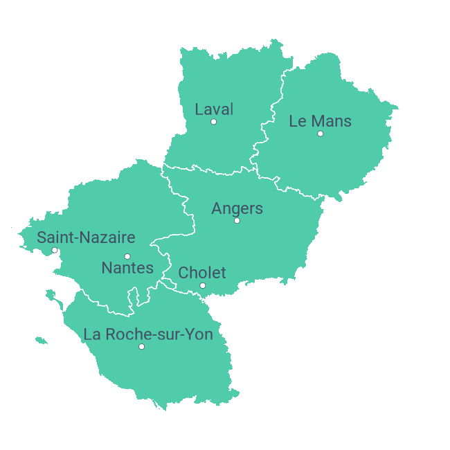 Décrypter 49+ imagen carte des pays de la loire fr.thptnganamst.edu.vn